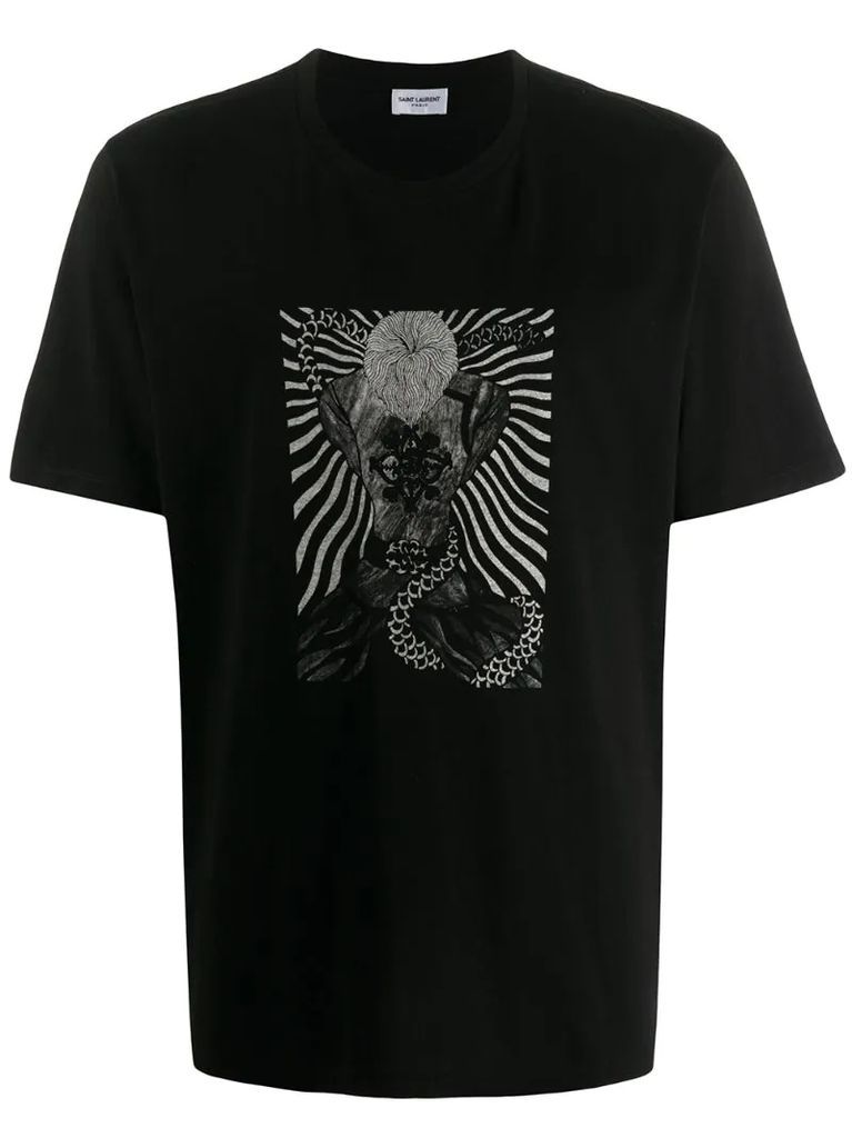 graphic print cotton T-shirt