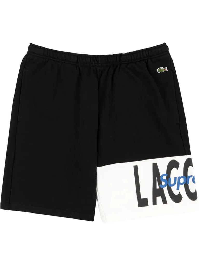 x Lacoste logo sweatshorts