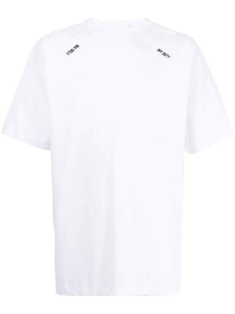 logo shoulder T-shirt