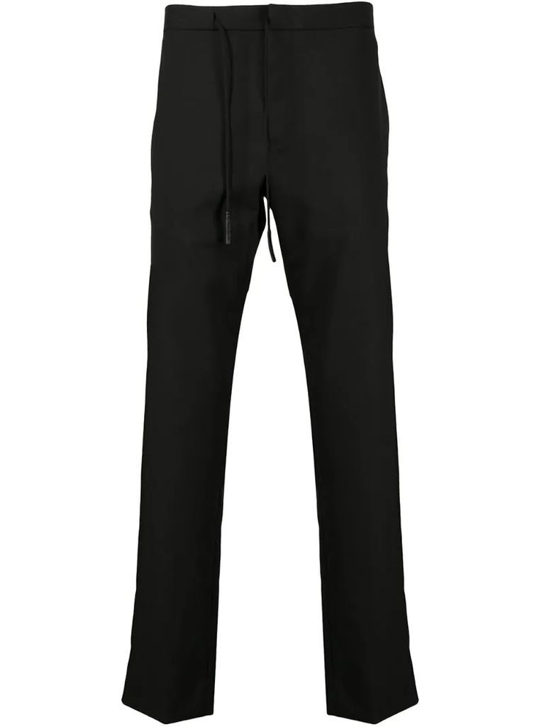 four stitch detail tailored trousers