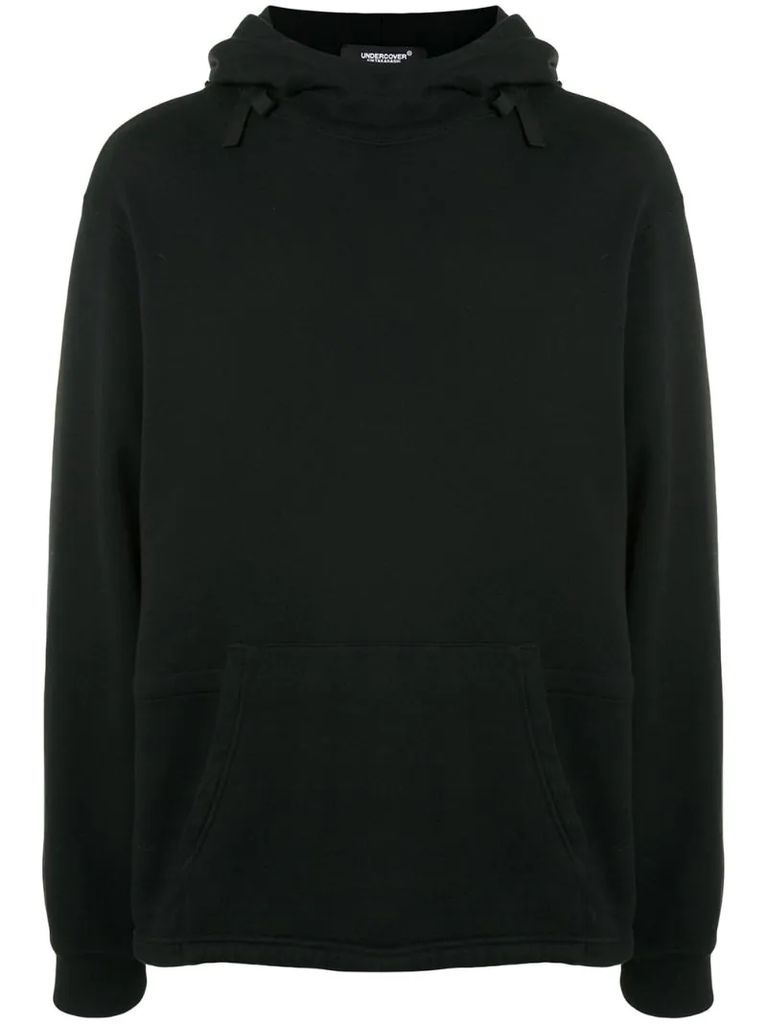 long-sleeved pouch pocket hoodie