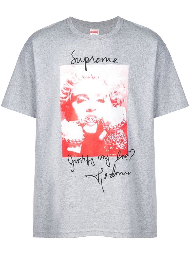 Madonna print T-shirt