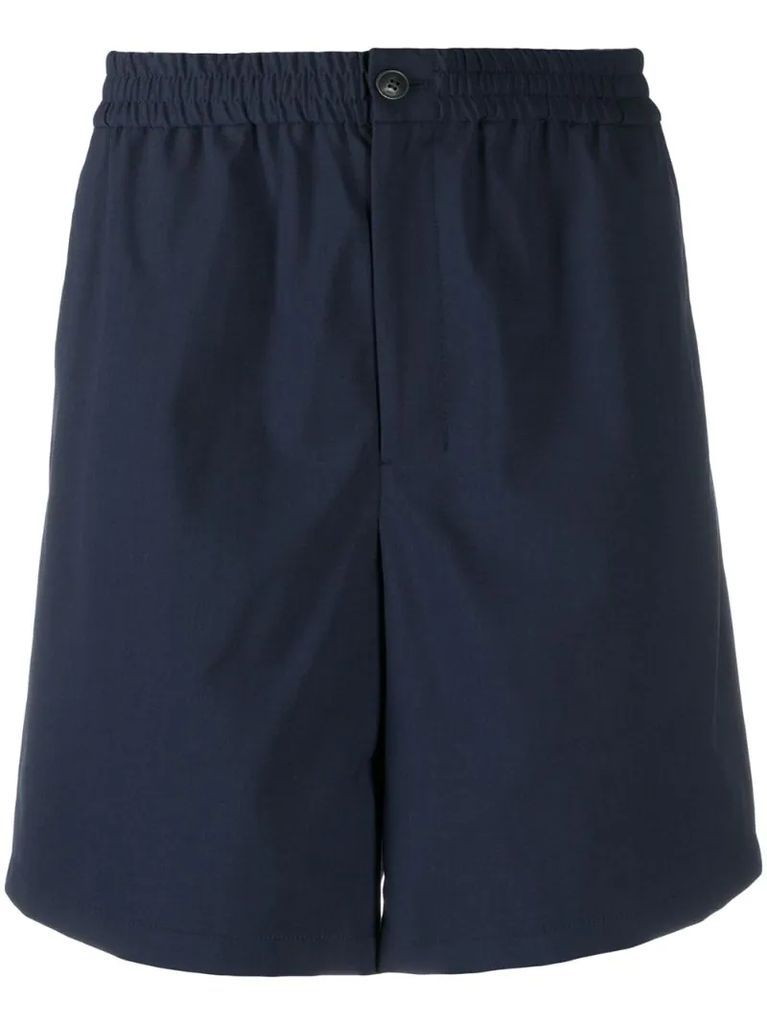 elasticated waist Bermuda shorts