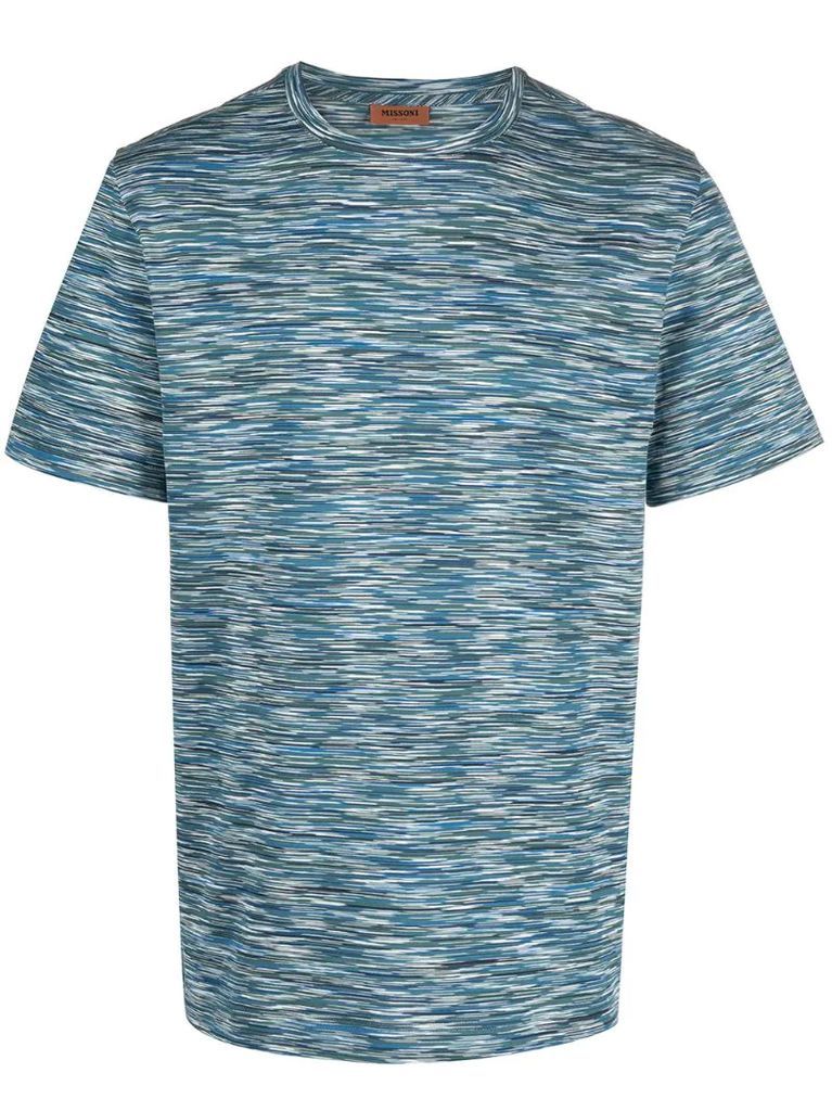 striped short-sleeved T-shirt