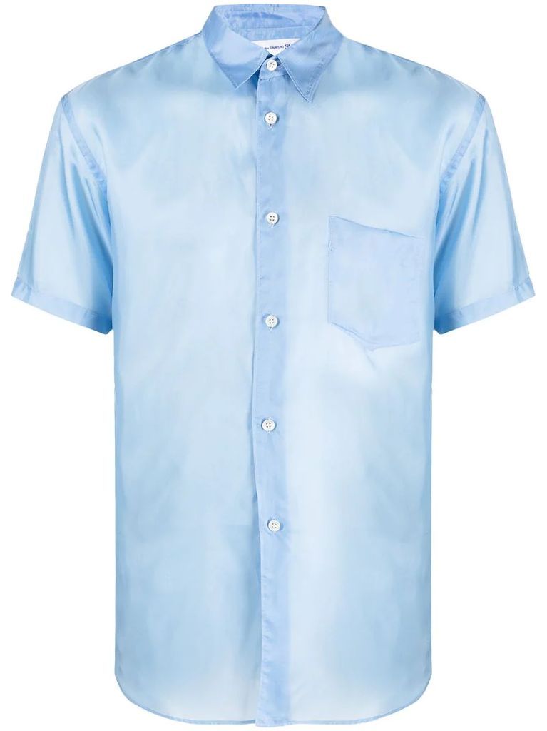 short-sleeve cupro shirt