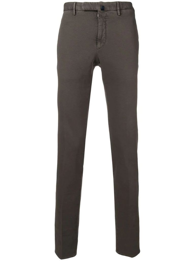 textured tailored trousers