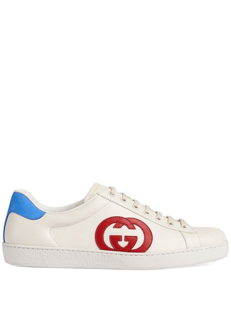 Ace logo-patch sneakers