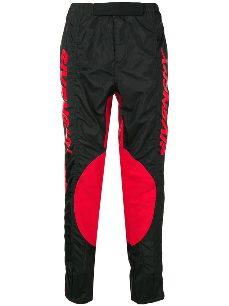 track style logo trousers