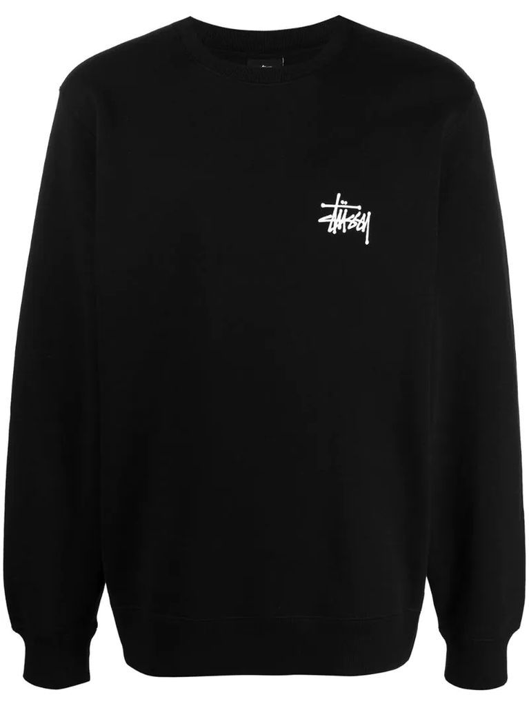 casual logo sweatshirt