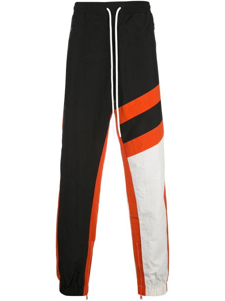 striped track trousers