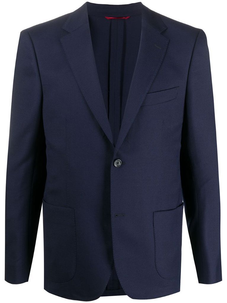 fitted single breasted blazer