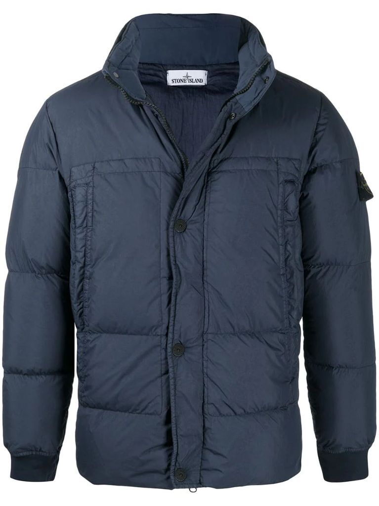 button-down padded jacket