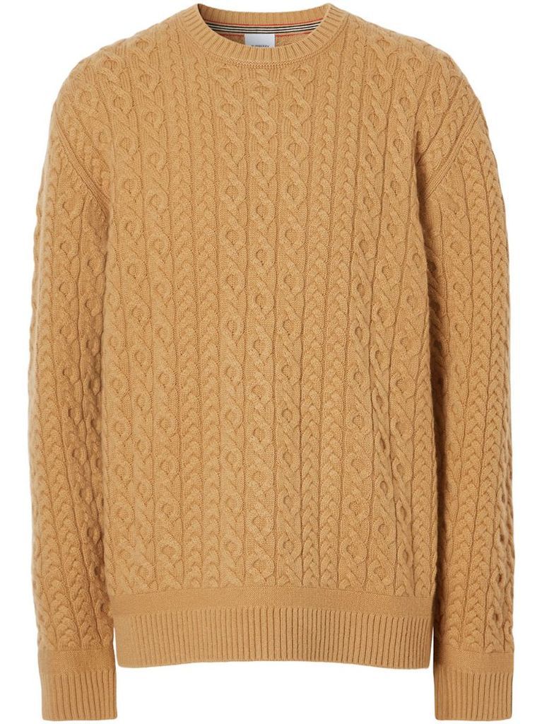 cable knitted jumper