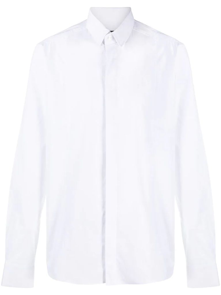 plain button shirt