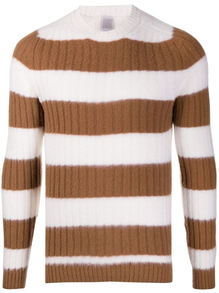 striped knit jumper