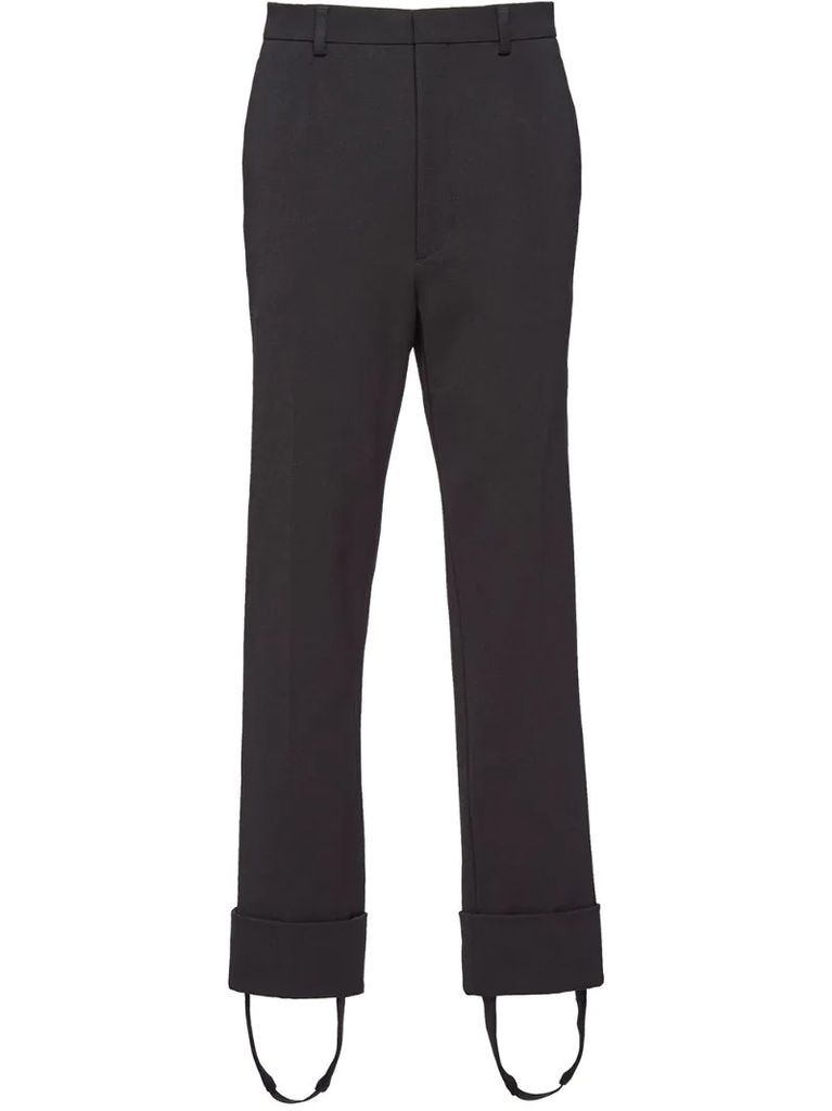 tailored stirrup trousers
