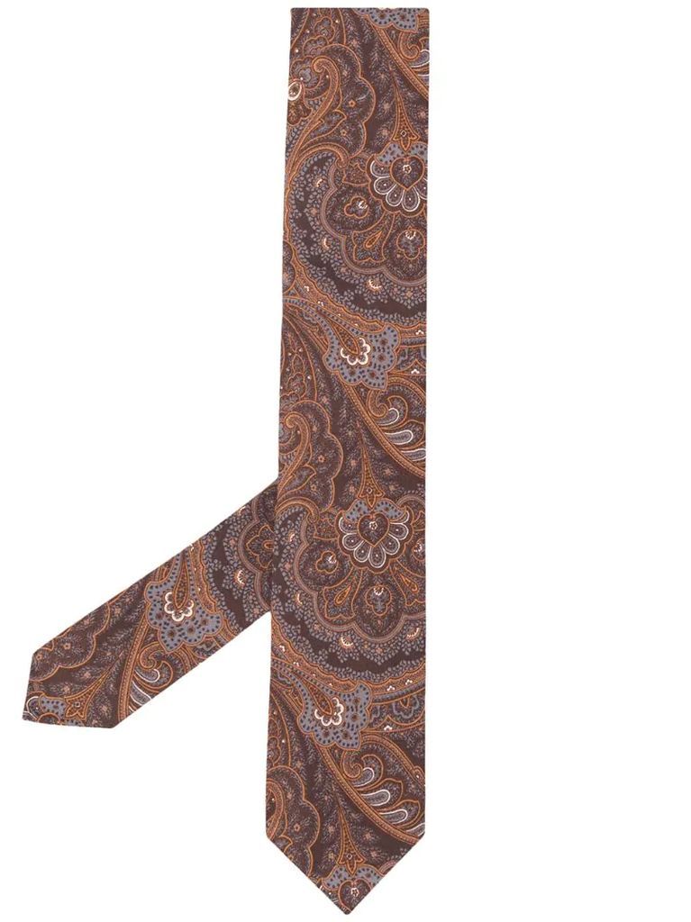 paisley pattern tie