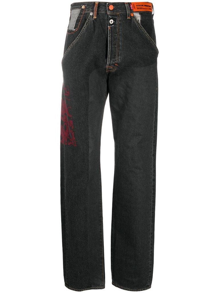 x Levi's 501 straight-leg jeans