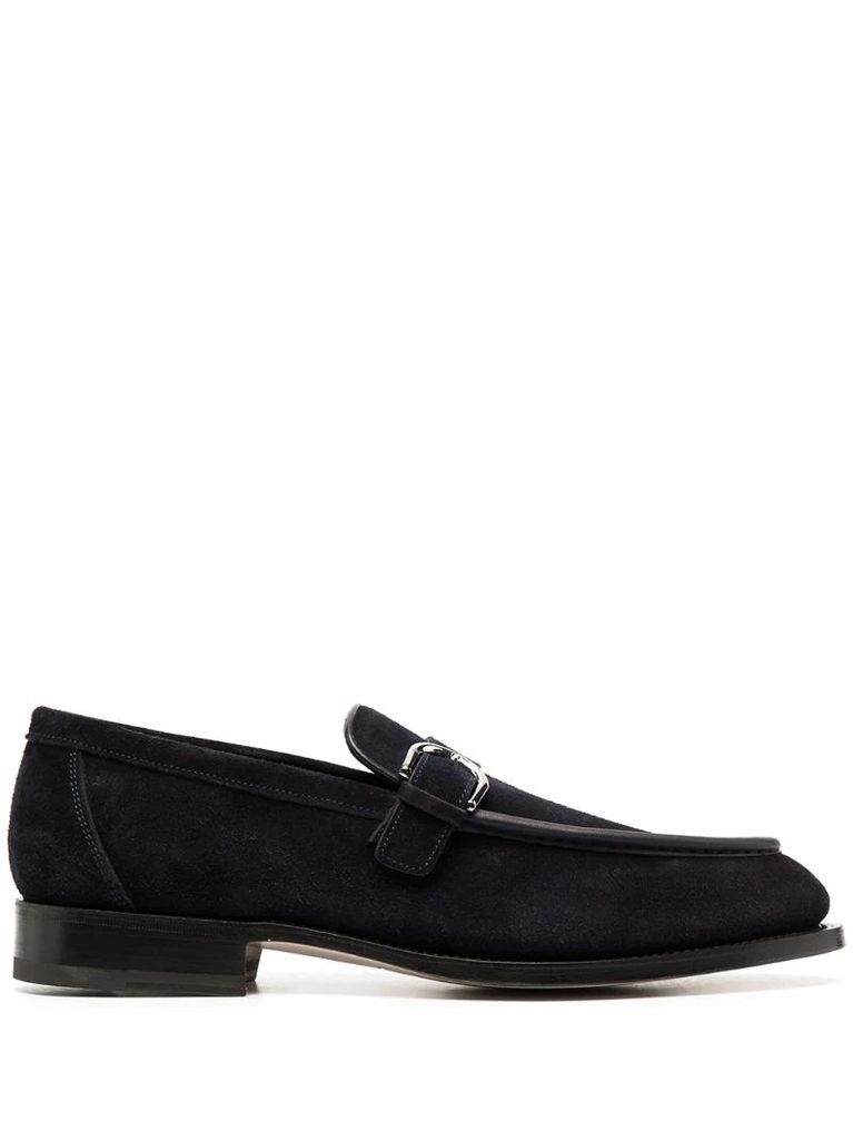 side-buckle loafers