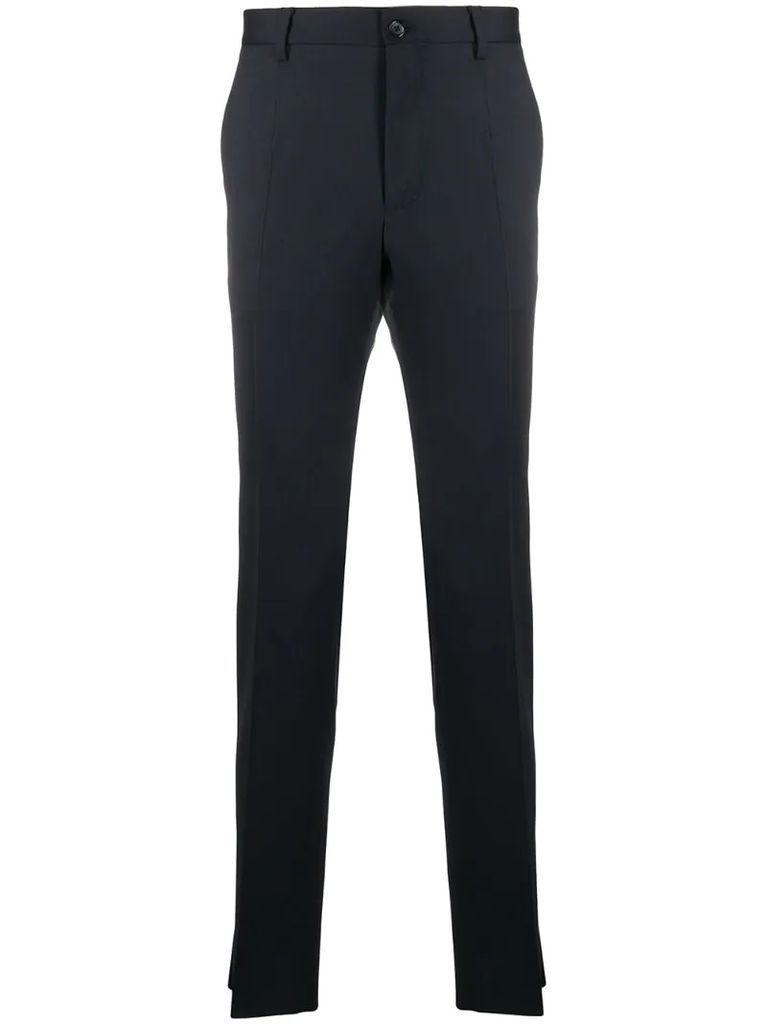 slim tailored trousers