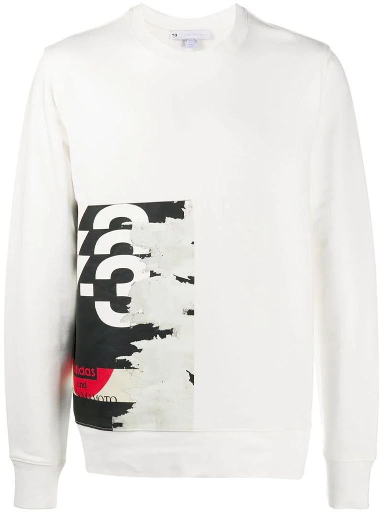 CH1 graphic-print cotton sweatshirt