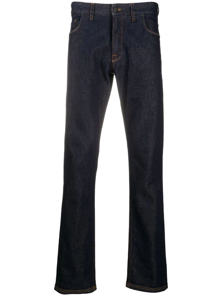FF motif straight-leg jeans