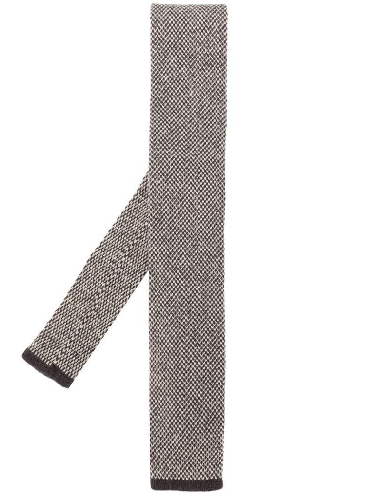 knitted cashmere tie
