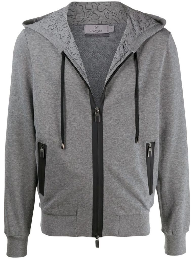 plain zip-up hoodie
