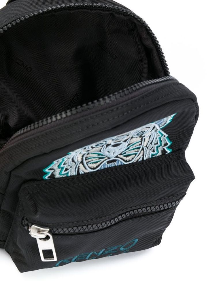 mini Tiger embroidered backpack