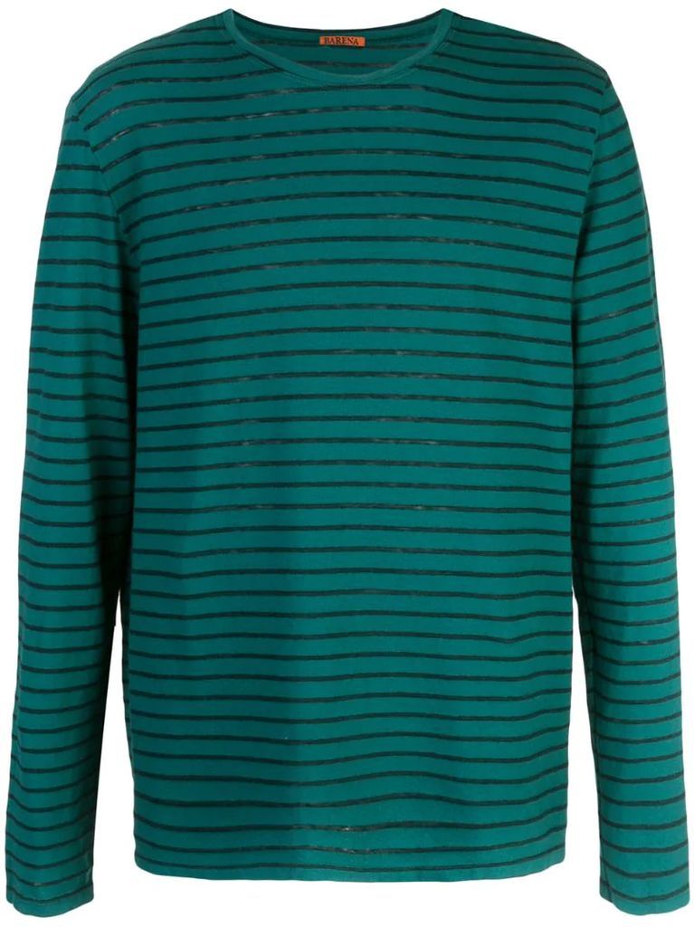 longsleeved striped T-shirt