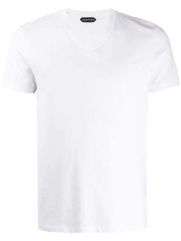 V-neck short sleeves T-shirt
