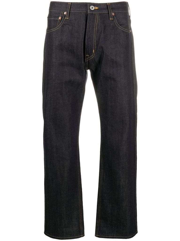 x Levi's mid-rise straight jeans