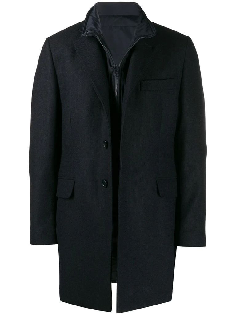 classic coat with padded inner