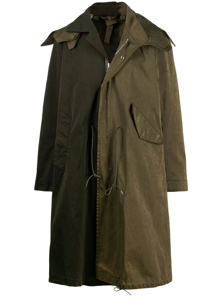 long-sleeve parka coat