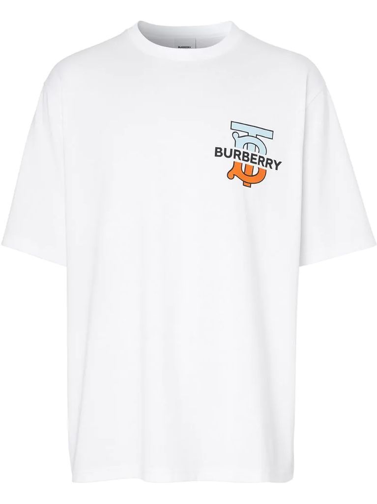 monogram-motif T-shirt