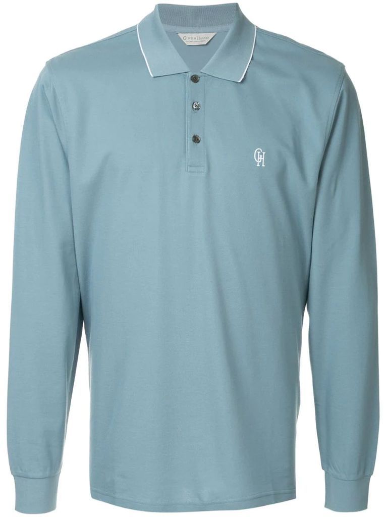 long sleeve polo shirt