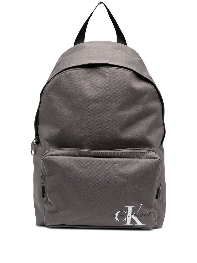 logo-strap backpack