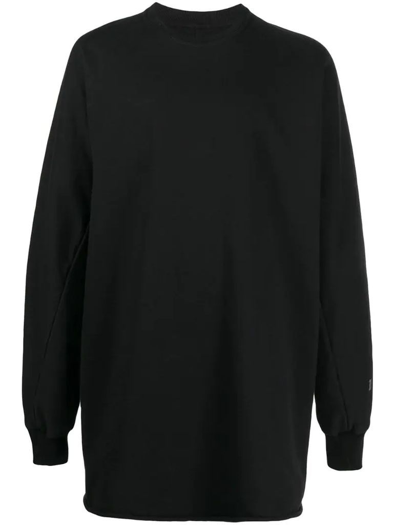 oversize long-sleeved top