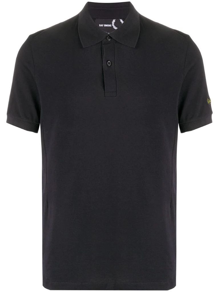 x Fred Perry embroidered sleeve polo shirt