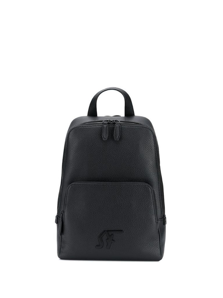 calf leather backpack