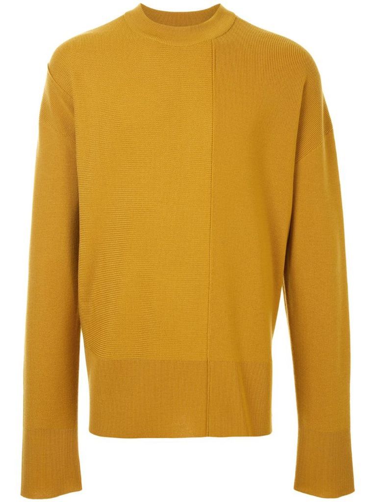 panelled sweater