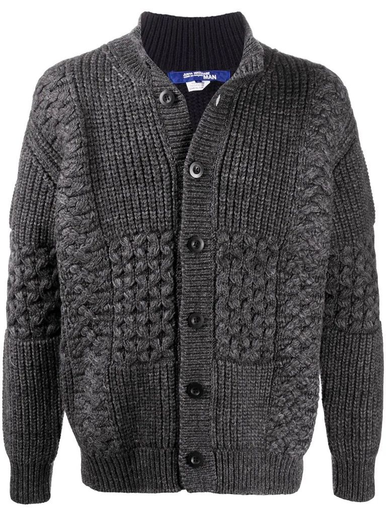 chunky knitted cardigan