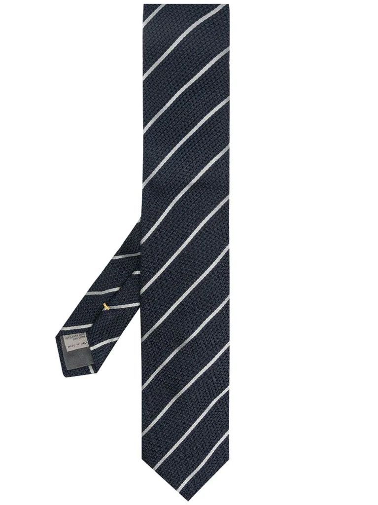 diagonal-stripe tie