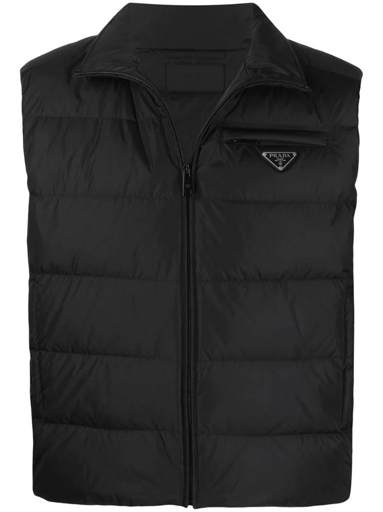 down-feather gilet