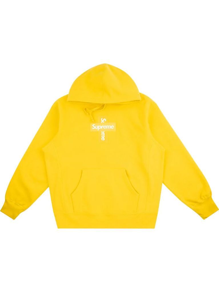 cross box logo hoodie