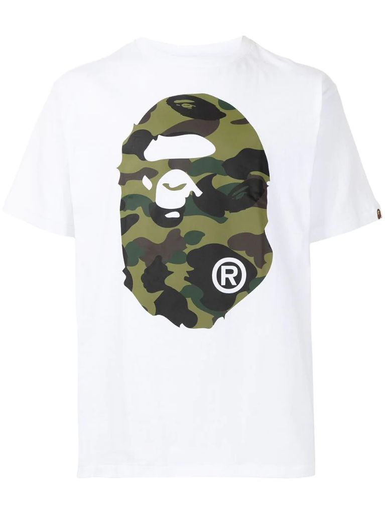 camouflage ape head T-shirt