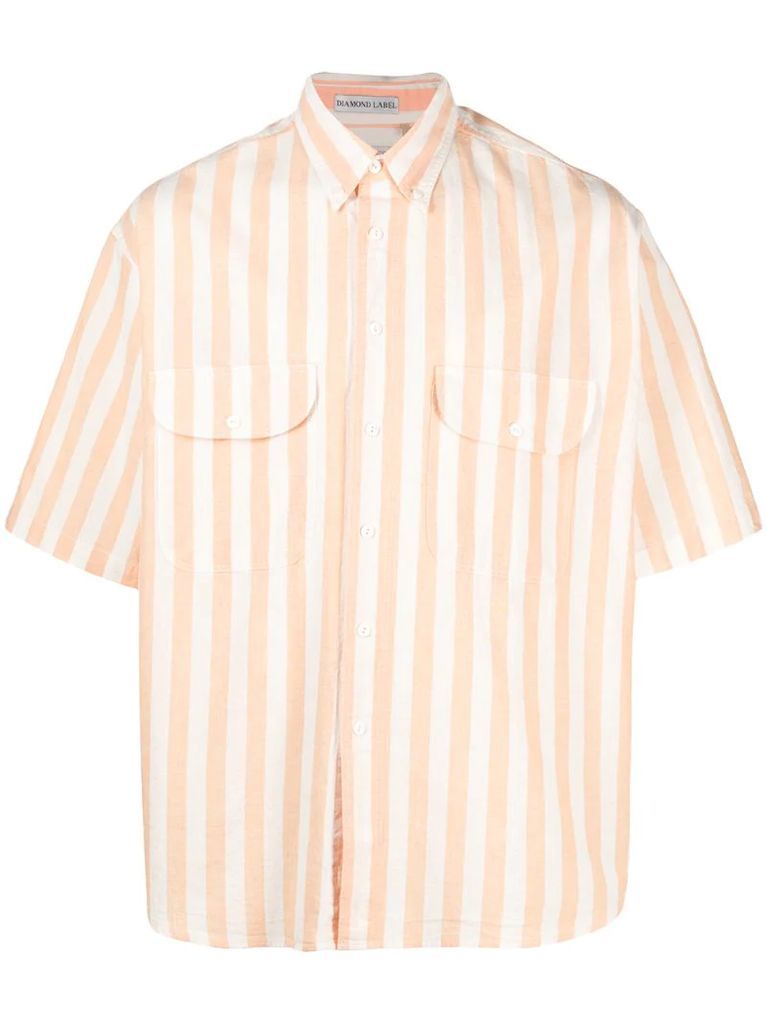 striped oversized shirt
