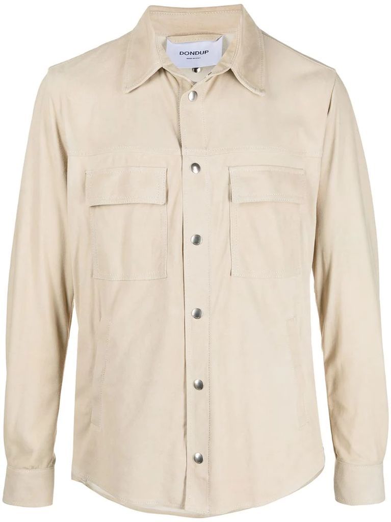 flap-pocket shirt jacket