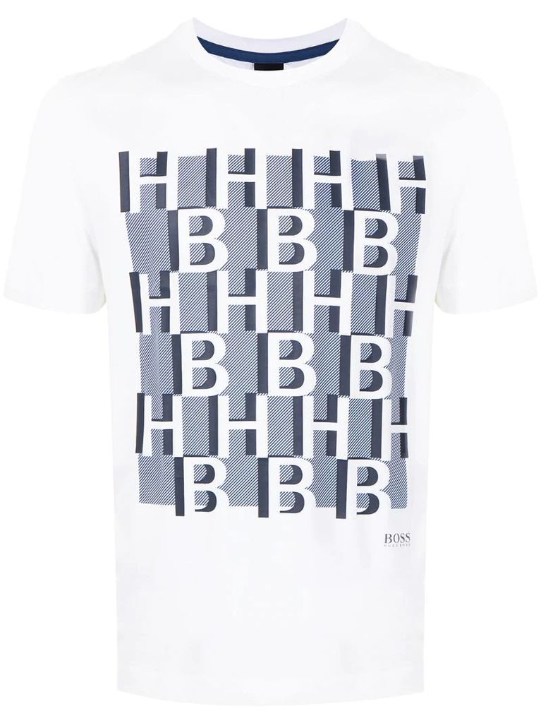 logo-print short-sleeved T-shirt
