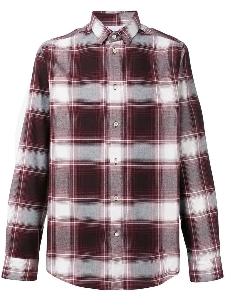 Slate checked shirt